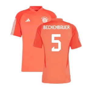 2023-2024 Bayern Munich Training Jersey (Red) (Beckenbauer 5)