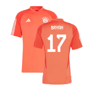 2023-2024 Bayern Munich Training Jersey (Red) (Bryan 17)