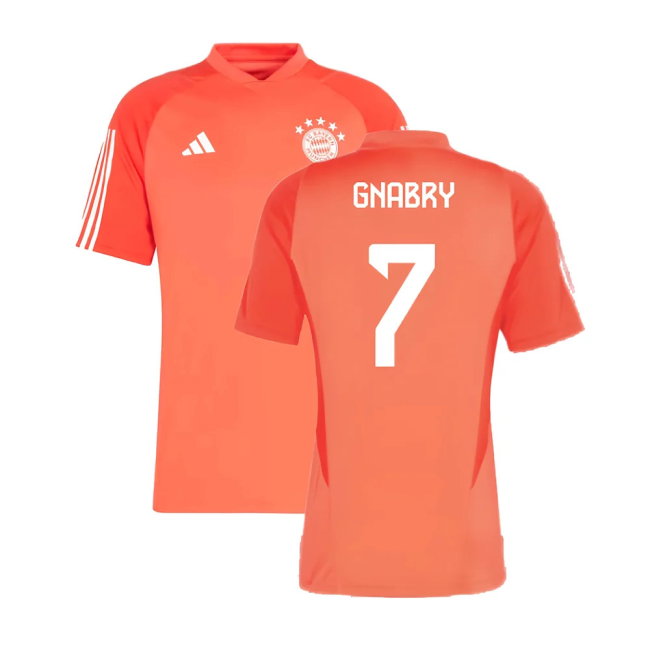 2023-2024 Bayern Munich Training Jersey (Red) (Gnabry 7)