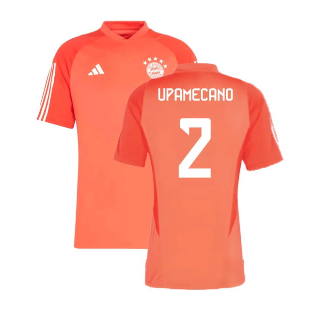 2023-2024 Bayern Munich Training Jersey (Red) (Upamecano 2)