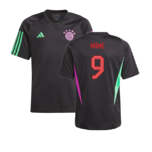 2023-2024 Bayern Munich Training Shirt (Black) - Kids (Kane 9)