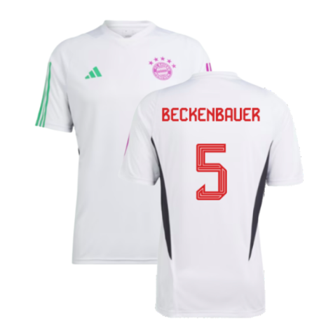 2023-2024 Bayern Munich Training Shirt (White) (Beckenbauer 5)