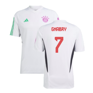 2023-2024 Bayern Munich Training Shirt (White) (Gnabry 7)