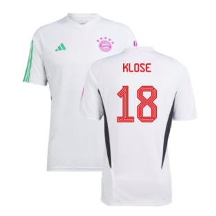 2023-2024 Bayern Munich Training Shirt (White) (Klose 18)