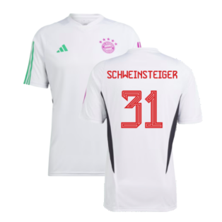 2023-2024 Bayern Munich Training Shirt (White) (Schweinsteiger 31)