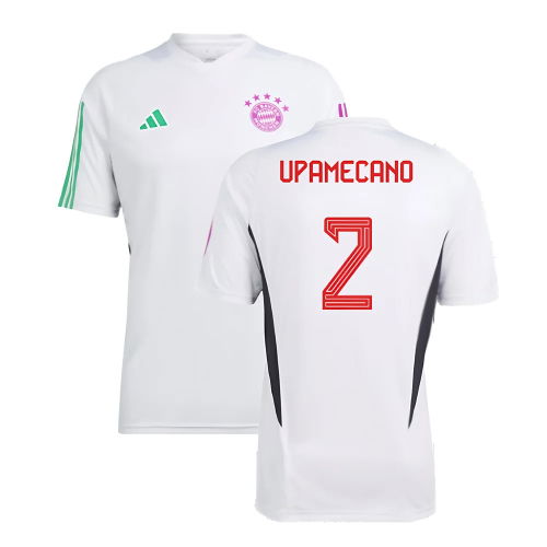 2023-2024 Bayern Munich Training Shirt (White) (Upamecano 2)