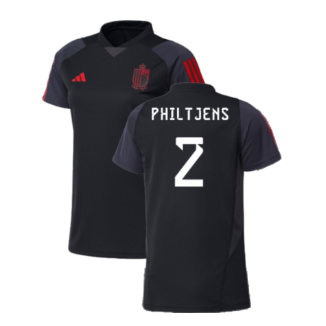 2023-2024 Belgium Training Jersey (Black) - Ladies (Philtjens 2)