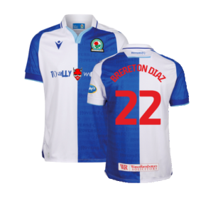 2023-2024 Blackburn Rovers Home Shirt (Brereton Diaz 22)