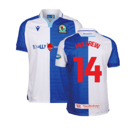 2023-2024 Blackburn Rovers Home Shirt (Mulgrew 14)