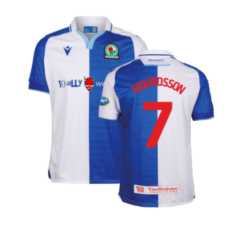 2023-2024 Blackburn Rovers Home Shirt (Sigurdsson 7)