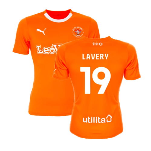 2023-2024 Blackpool Home Shirt (Lavery 19)
