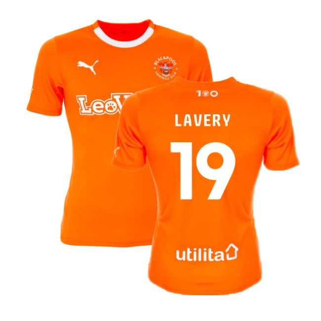 2023-2024 Blackpool Home Shirt (Lavery 19)