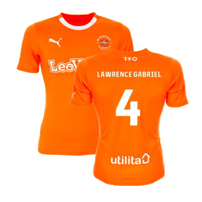 2023-2024 Blackpool Home Shirt (Lawrence Gabriel 4)