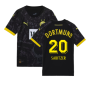 2023-2024 Borussia Dortmund Away Shirt (Kids) (Sabitzer 20)