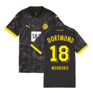 2023-2024 Borussia Dortmund Away Shirt (Ladies) (Moukoko 18)