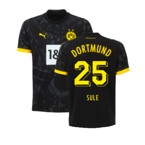 2023-2024 Borussia Dortmund Away Shirt (Sule 25)
