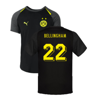 2023-2024 Borussia Dortmund Casuals Tee (Black) (Bellingham 22)