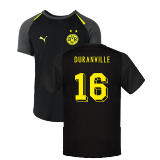 2023-2024 Borussia Dortmund Casuals Tee (Black) (Duranville 16)