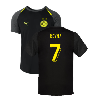 2023-2024 Borussia Dortmund Casuals Tee (Black) (Reyna 7)