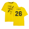 2023-2024 Borussia Dortmund FtblCore Graphic Tee (Yellow) (Ryerson 26)