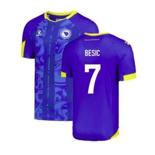 2023-2024 Bosnia & Herzegovina Home Shirt (Besic 7)
