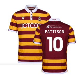 2023-2024 Bradford City Home Shirt (Pattison 10)