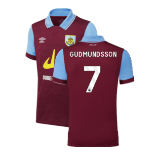 2023-2024 Burnley Home Shirt (Kids) (GUDMUNDSSON 7)