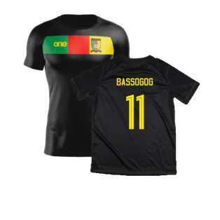 2023-2024 Cameroon Training Tee (Black) (BASSOGOG 11)