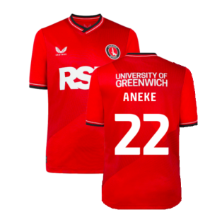 2023-2024 Charlton Athletic Home Shirt (Kids) (Aneke 22)