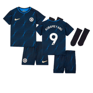 2023-2024 Chelsea Away Baby Kit (AUBAMEYANG 9)