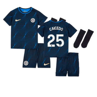 2023-2024 Chelsea Away Baby Kit (Caicedo 25)