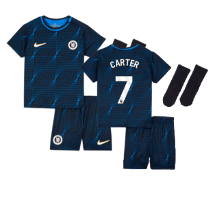2023-2024 Chelsea Away Baby Kit (Carter 7)