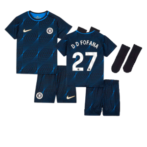 2023-2024 Chelsea Away Baby Kit (D D FOFANA 27)