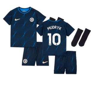 2023-2024 Chelsea Away Baby Kit (MUDRYK 10)