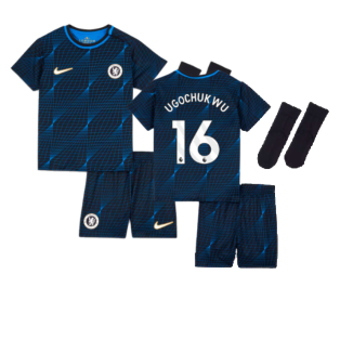 2023-2024 Chelsea Away Baby Kit (Ugochukwu 16)