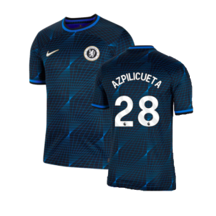 2023-2024 Chelsea Away Football Shirt (AZPILICUETA 28)