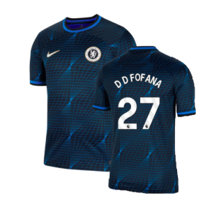 2023-2024 Chelsea Away Football Shirt (D D FOFANA 27)
