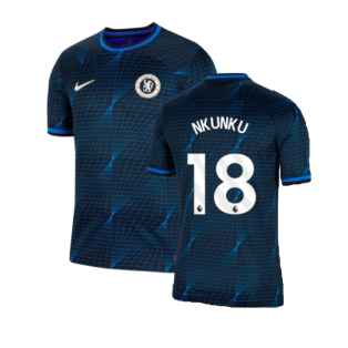 2023-2024 Chelsea Away Football Shirt (Nkunku 18)