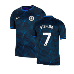2023-2024 Chelsea Away Football Shirt (STERLING 7)