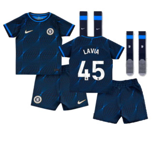 2023-2024 Chelsea Away Mini Kit (Lavia 45)
