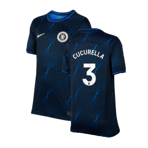 2023-2024 Chelsea Away Shirt (Kids) (Cucurella 3)