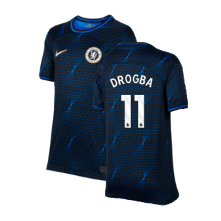 2023-2024 Chelsea Away Shirt (Kids) (DROGBA 11)