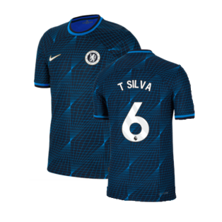 2023-2024 Chelsea Away Shirt (T SILVA 6)