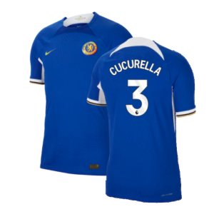 2023-2024 Chelsea Home Authentic Shirt (Cucurella 3)