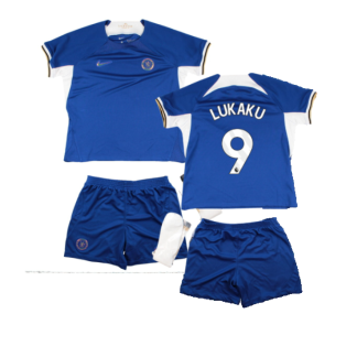 2023-2024 Chelsea Home Little Boys Mini Kit (LUKAKU 9)