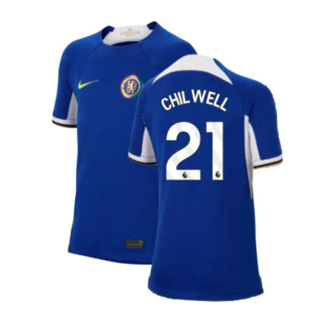 2023-2024 Chelsea Home Shirt (Kids) (CHILWELL 21)