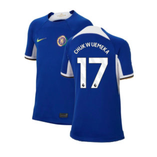 2023-2024 Chelsea Home Shirt (Kids) (Chukwuemeka 17)