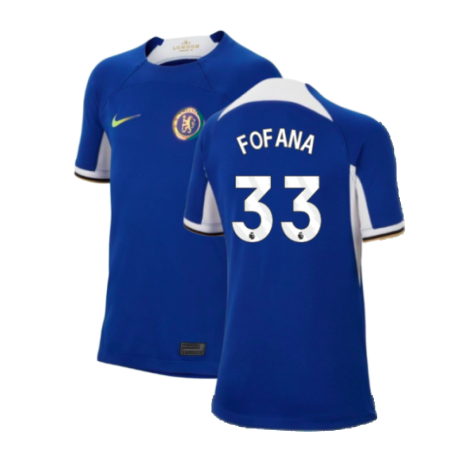 2023-2024 Chelsea Home Shirt (Kids) (FOFANA 33)