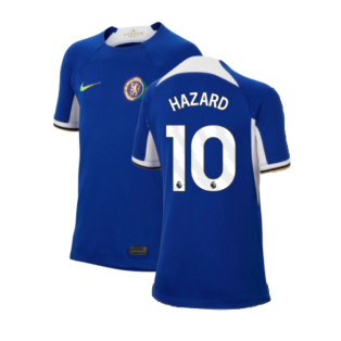 2023-2024 Chelsea Home Shirt (Kids) (HAZARD 10)
