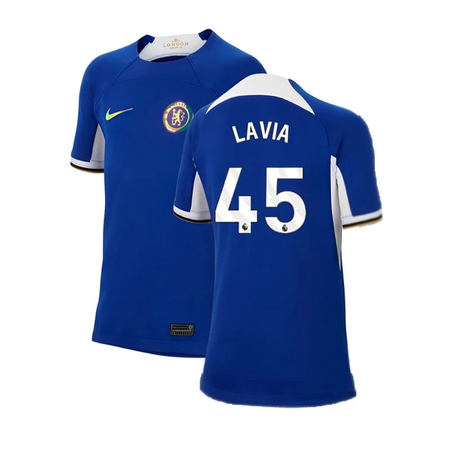2023-2024 Chelsea Home Shirt (Kids) (Lavia 45)